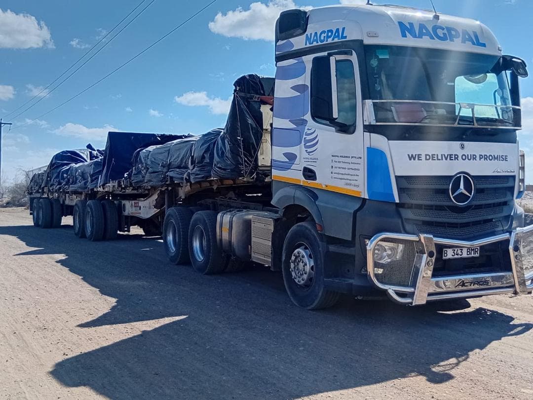 Nagpal Holdings flat-deck freight vehicle prepared for dispatch